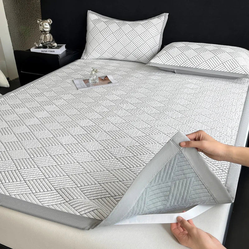 Afralia™ Cooling Ice Bean Mesh Embroidered Maternal Child Grade Soft Mattress