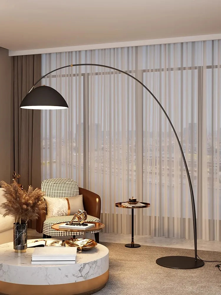 Afralia™ Vertical LED Floor Lamp Modern Minimalist Living Room Bedroom Lighting