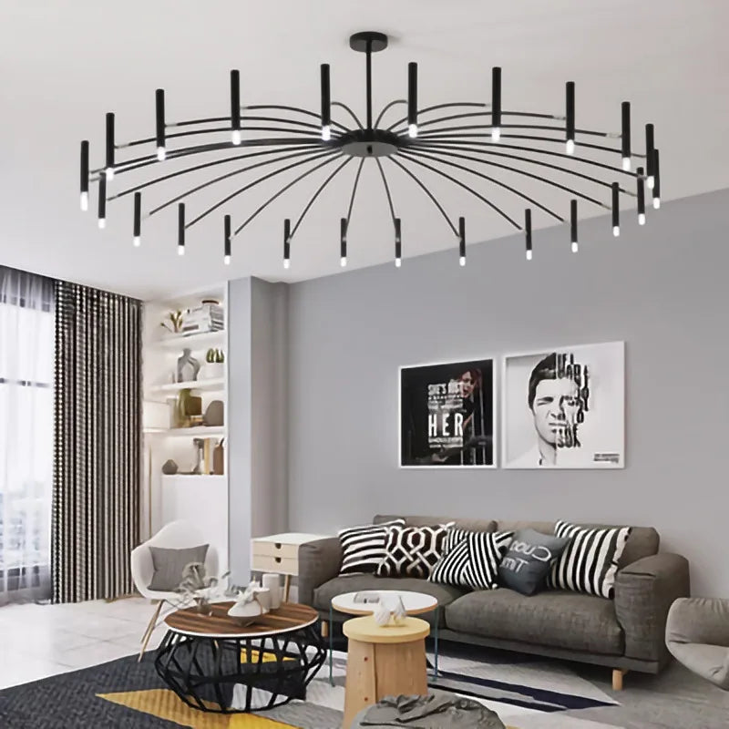 Afralia™ Modern G9 LED Chandelier for Living, Dining & Bedroom Lighting