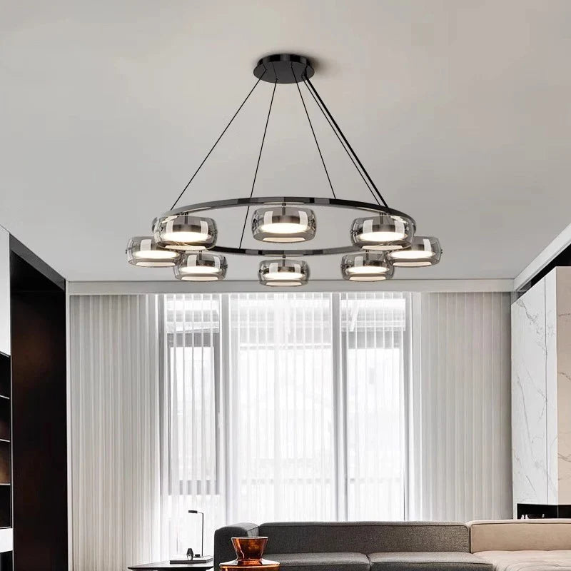 Afralia™ Modern LED Pendant Lights for Living Room & Dining Room Chandeliers