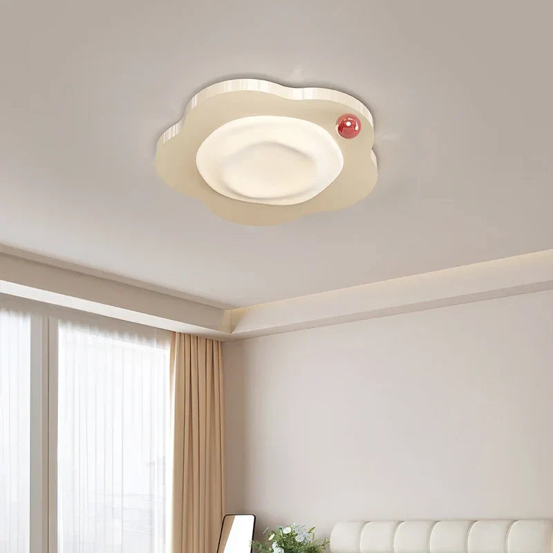 Afralia™ Cream Style LED Ceiling Light for Bedroom and Living Room Decor