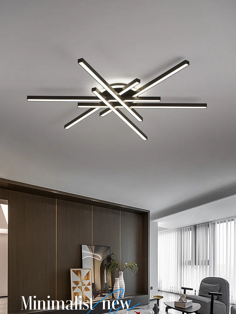 Afralia™ Nordic LED Ceiling Chandelier for Home Interior Lighting