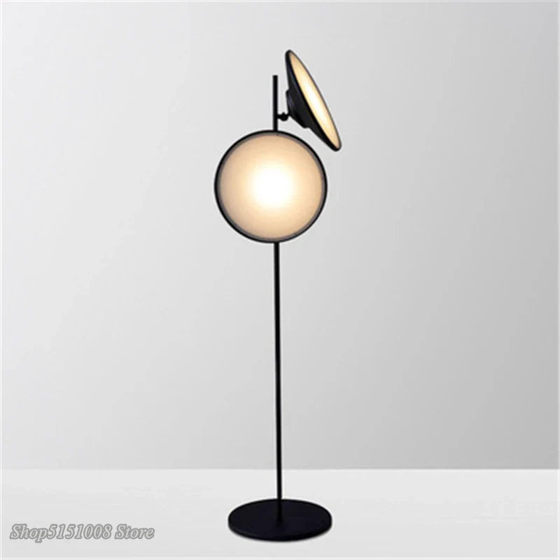 Afralia™ Double Horn Radar LED Floor Lamp: Modern Nordic Design for Living Room Lighting