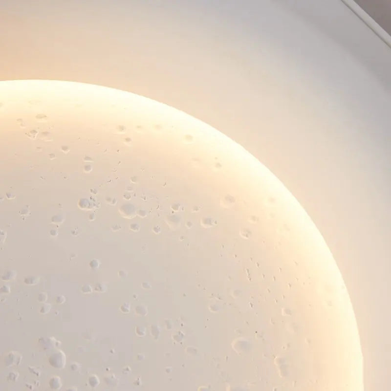 Afralia™ Moon Gypsum Wall Lamp: Creative Bedroom & Living Room Decor_LED Art Painting