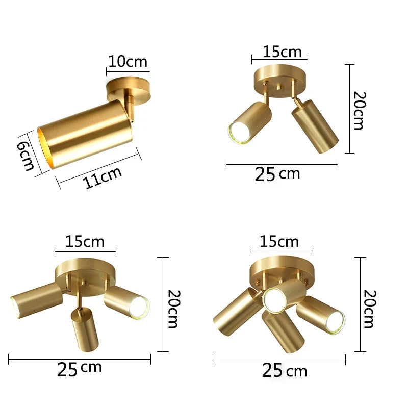 Afralia™ Nordic Brass Ceiling Light: Modern Minimalist Luxury for Dining, Living, Bedroom