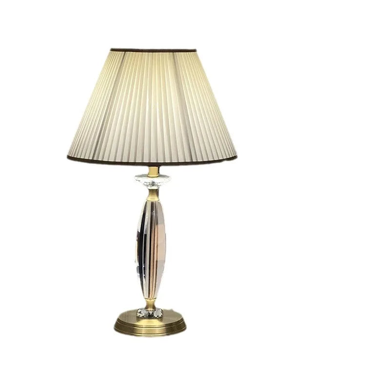 Afralia Crystal Floor Lamp - European Retro Style for Living Room, Bedroom, or Home Decoration