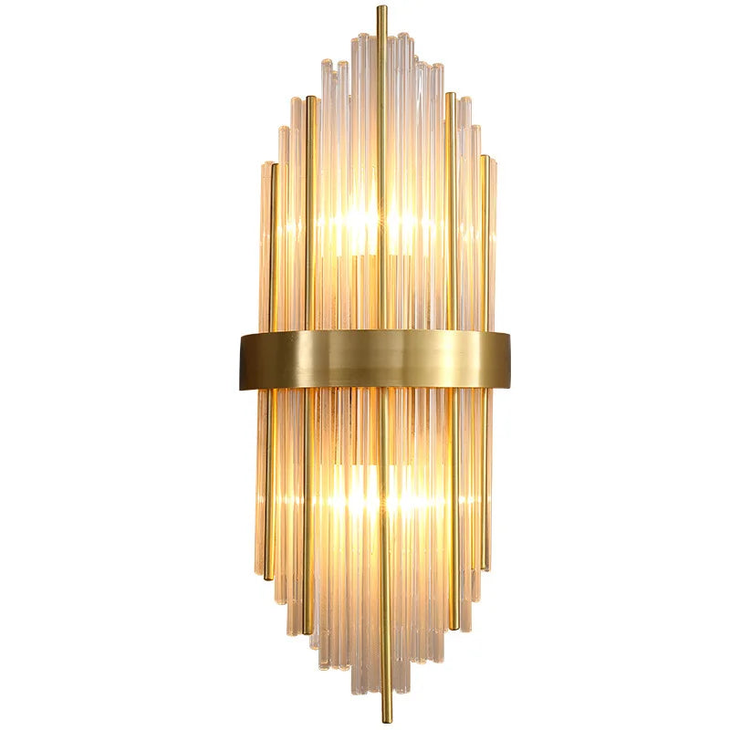 Afralia™ Crystal Wall Lamp: Modern Luxury for Living Room, Bedroom, and Aisle