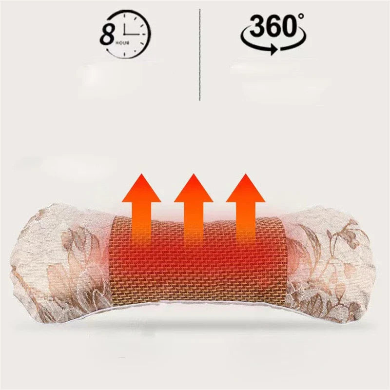 Afralia™ Cooling Neck Pillow with Wormwood Support for Relaxing Sleep
