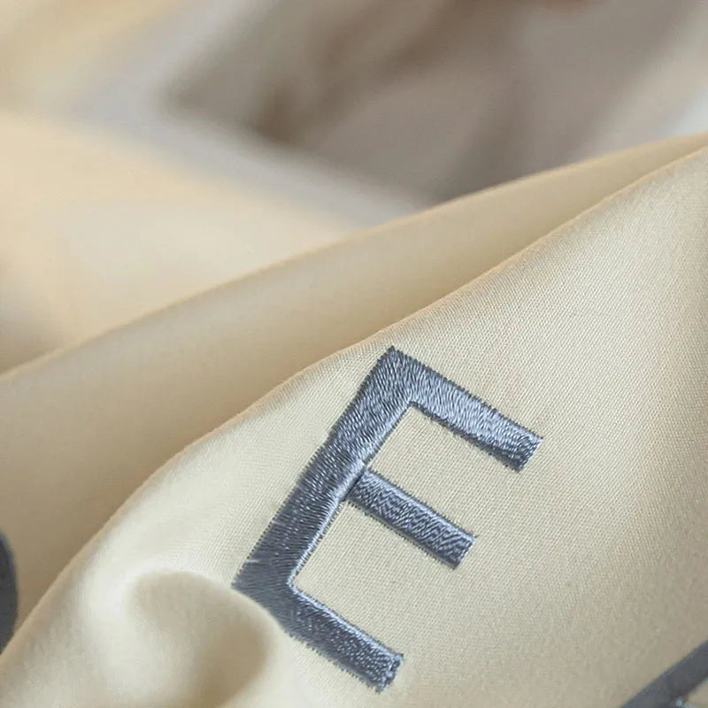 Afralia™ Color Matching Bedding Set: Smooth & Breathable Duvet Cover for All Seasons