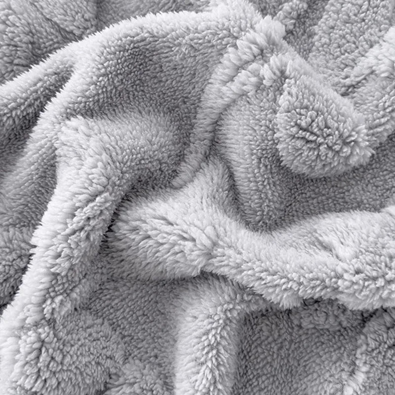 Afralia™ Wealth Tree Jacquard Coral Fleece Blanket | Soft, Multi Functional Quilt