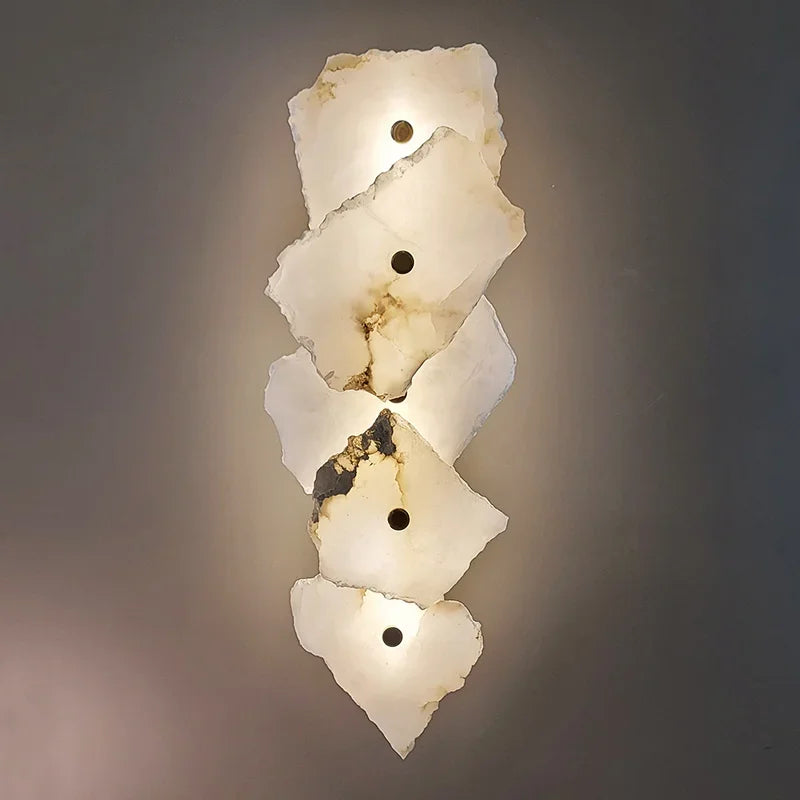Afralia™ Marble Wall Sconce: Modern Luxury Lighting for Bedroom, Living, Dining Room