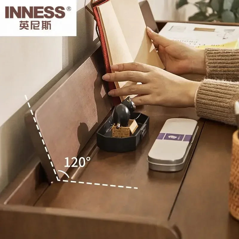Afralia™ Foldable Computer Desk for Home Office Small Space Study - 80/100/120cm