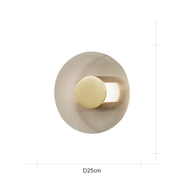 Afralia™ Luxury Glass Wall Lamp for Bedroom Living Room Atmosphere
