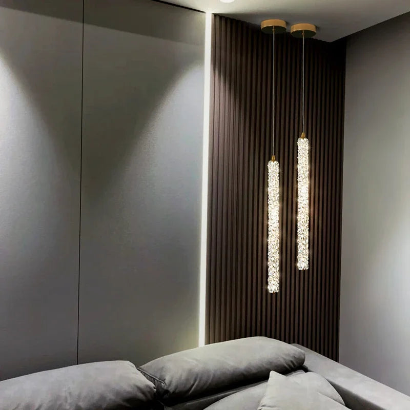 Afralia™ Modern Nordic LED Pendant Bar Light for Bedroom, Kitchen, Living Room Décor