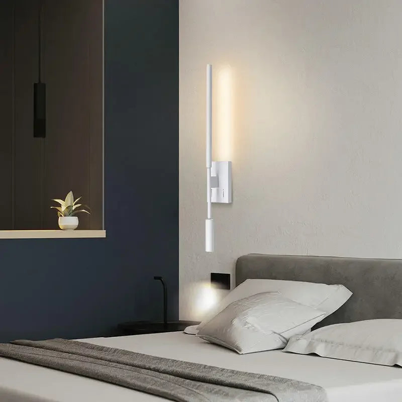 Afralia™ Decorative LED Wall Lamp for Hotel Model Room, Bedside & Aisle Light