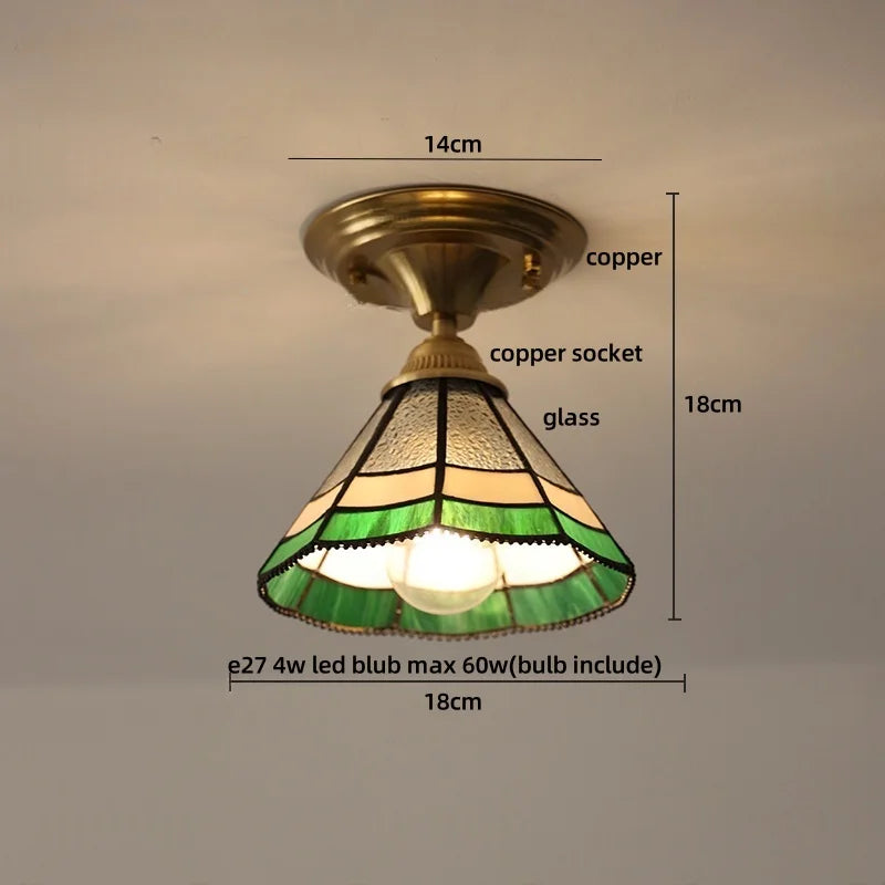 Afralia™ Modern Butterfly Glass Ceiling Light Fixture