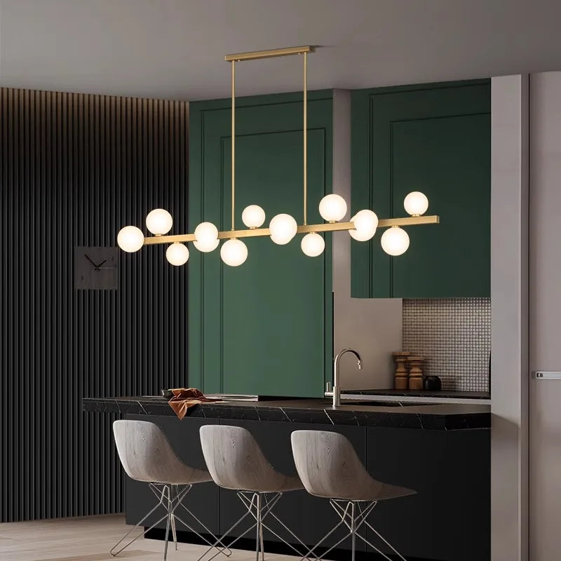 Afralia™ Modern LED Pendant Chandeliers for Living and Dining Room, Indoor Hanging Light