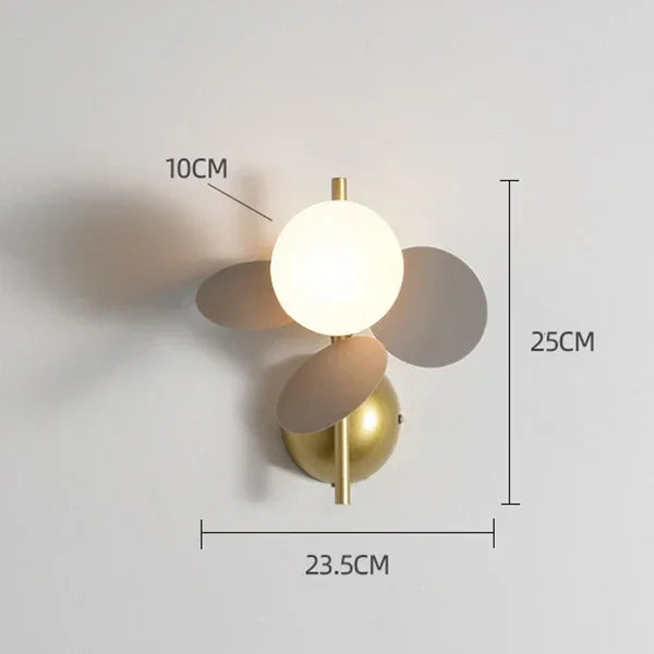 Afralia™ Nordic Glass Ball Sconce G9 Light for Elegant Living Room & Bedroom Decor