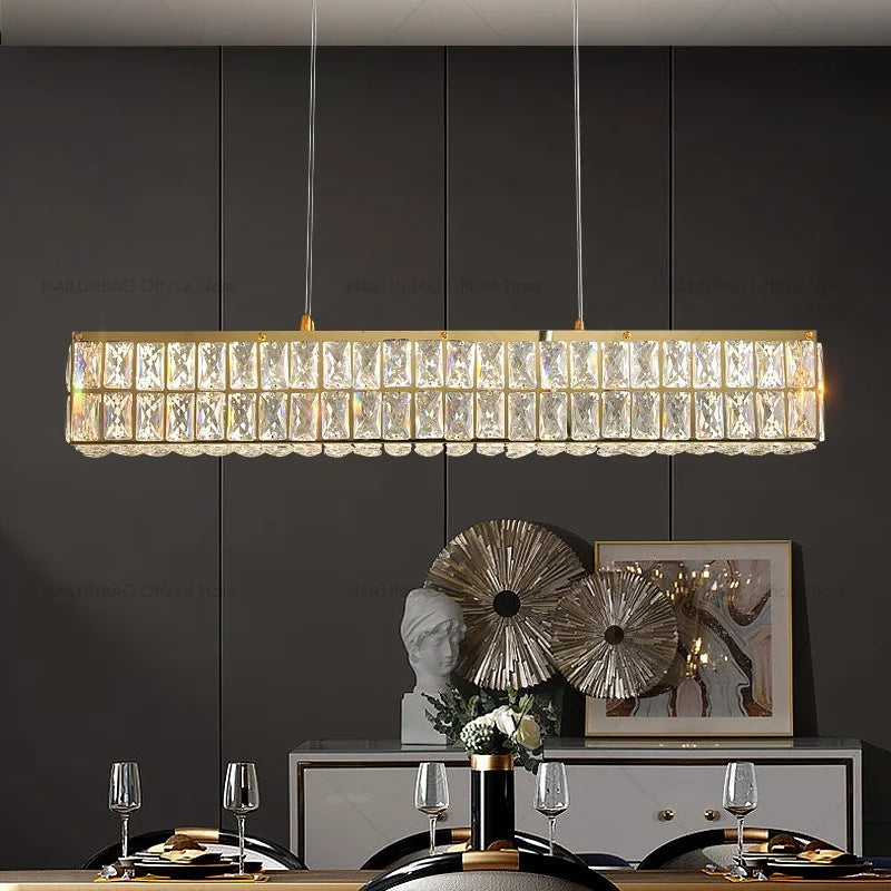 Afralia™ Crystal Chandelier: Modern Luxury Lighting for Living Room, Restaurant, and Villa