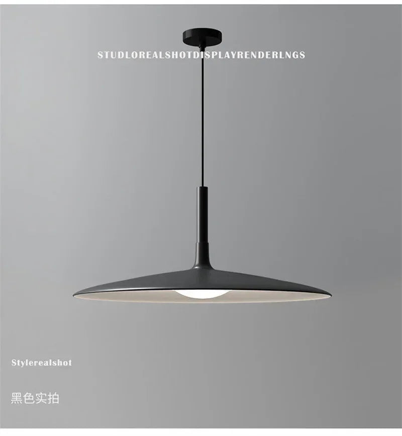 Afralia™ LED UFO Pendant Lights: Nordic Aluminium Round Lamps for Home Decor and Indoor Lighting