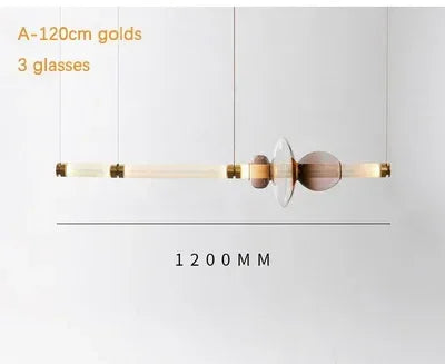 Afralia Luna Glass Chandelier: Postmodern Italian Design LED Lamp for Bedroom & Living Room