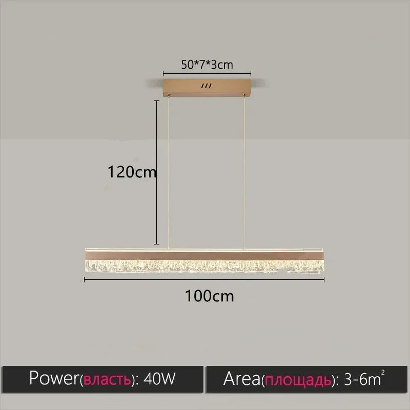 Afralia™ Nordic LED Pendant Chandelier for Home Decor, Living/Dining Room, Kitchen Bar