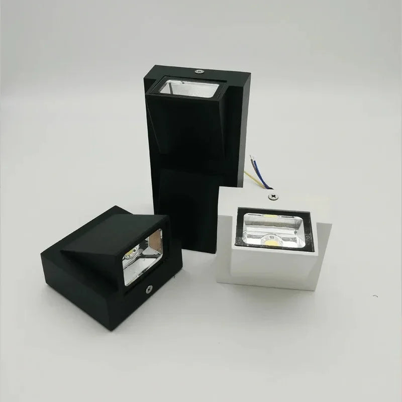 Afralia™ LED Outdoor Porch Wall Light Waterproof Yard Lamp - Single/Double Kit