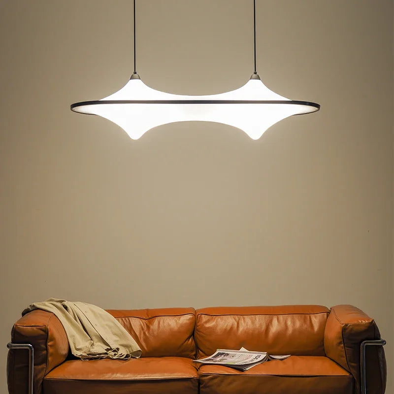 Afralia™ Sabi Wind Chandelier: Nordic Minimalist LED Pendant Lamp for Dining Room