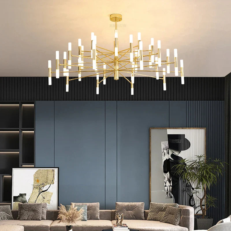 Afralia™ Starry LED Ceiling Chandelier for Living, Bedroom, Dining Room - Luxury Lighting Fixtures