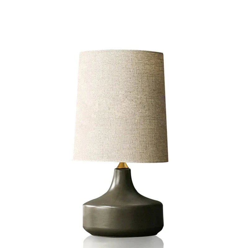 Afralia™ Modern Ceramic Table Lamp with LED Light for Living Room & Bedroom Décor