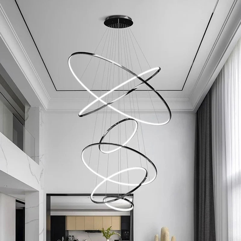 Nordic Dining Room Pendant Light by Afralia™ - Modern Ceiling Chandelier for Living Room