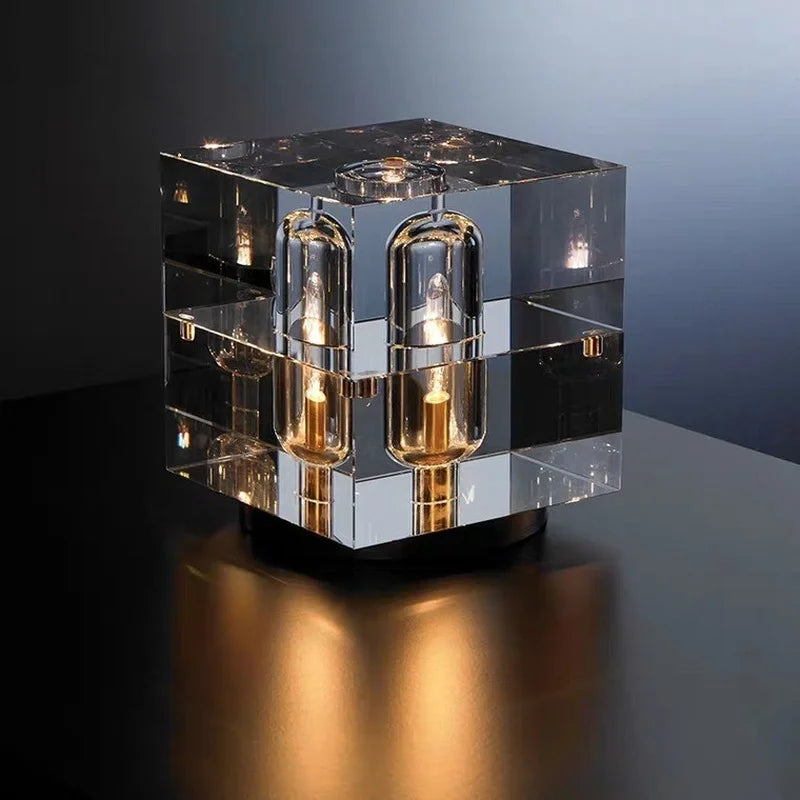 Afralia™ Nordic Crystal Desk Lamp - Luxury LED Lighting for Home Decor & Bedroom