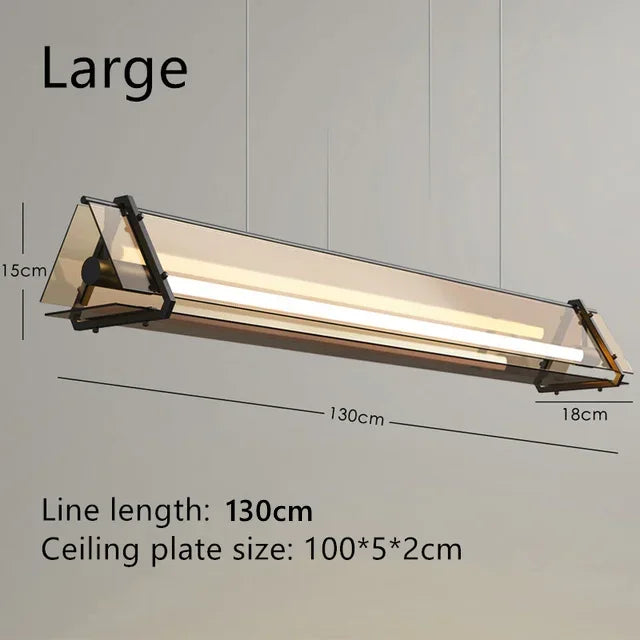 Afralia™ Amber LED Pendant Lamp Modern Glass Dining Table Kitchen Fixture