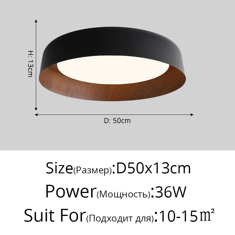 Afralia™ Nordic LED Ceiling Lamp for Living Room Bedroom, Surface Mounted Luminaire