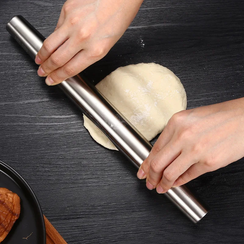 Afralia™ Stainless Steel Dough Rolling Machine - Non-stick Pasta Biscuit Roller for Bakery