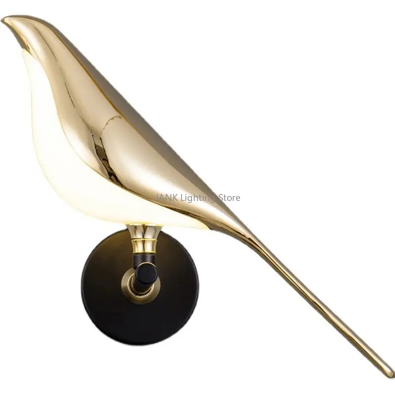 Afralia™ Magpie Bird Pendant Lamps for Home LED Chandelier & Wall Lamp