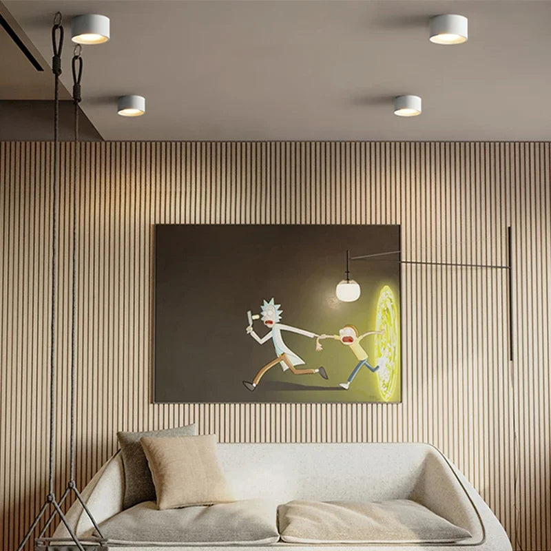 Afralia™ Modern LED Cylinder Ceiling Spotlight - Sleek Lighting Solution for Bedroom, Hallway, and Aisle