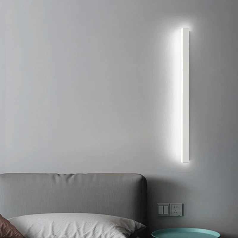 Afralia™ Modern LED Strip Wall Light for Home Indoor Decoration Lighting