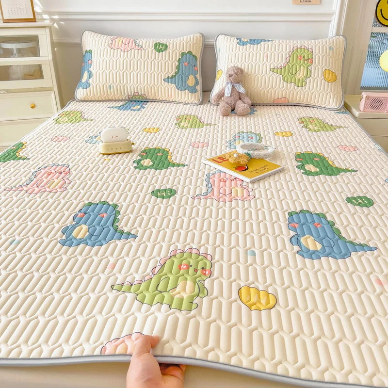 Afralia™ Super Thick Latex Queen Mattress Pad for Cool Summer Nights