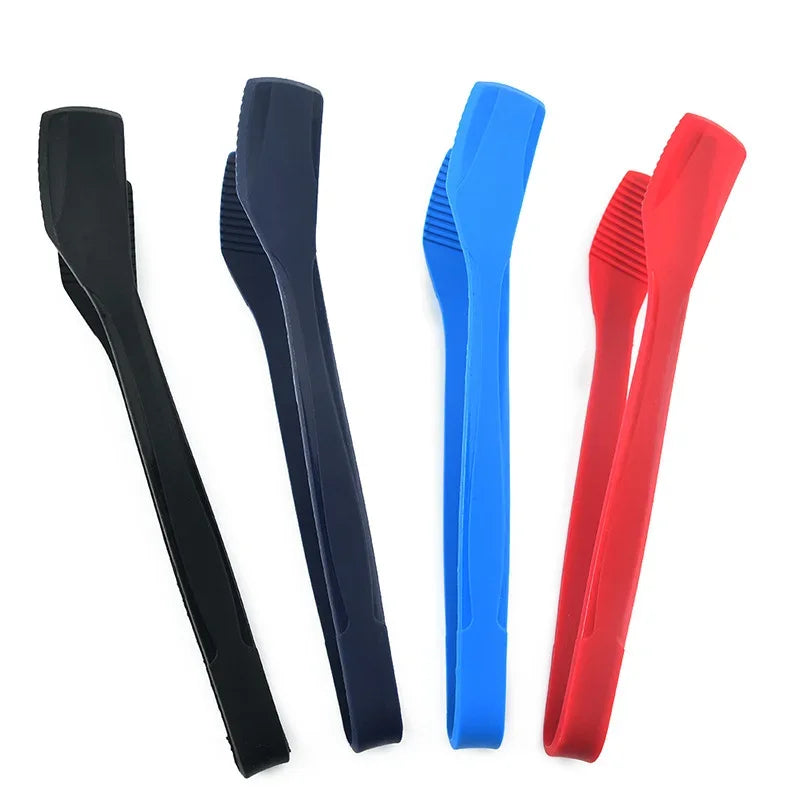 Afralia™ Silicone Non-Slip Food Clip Tongs for Cooking and Barbecue