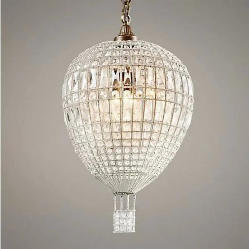 Afralia™ French Balloon Crystal Pendant Lights for Luxury Home Decor