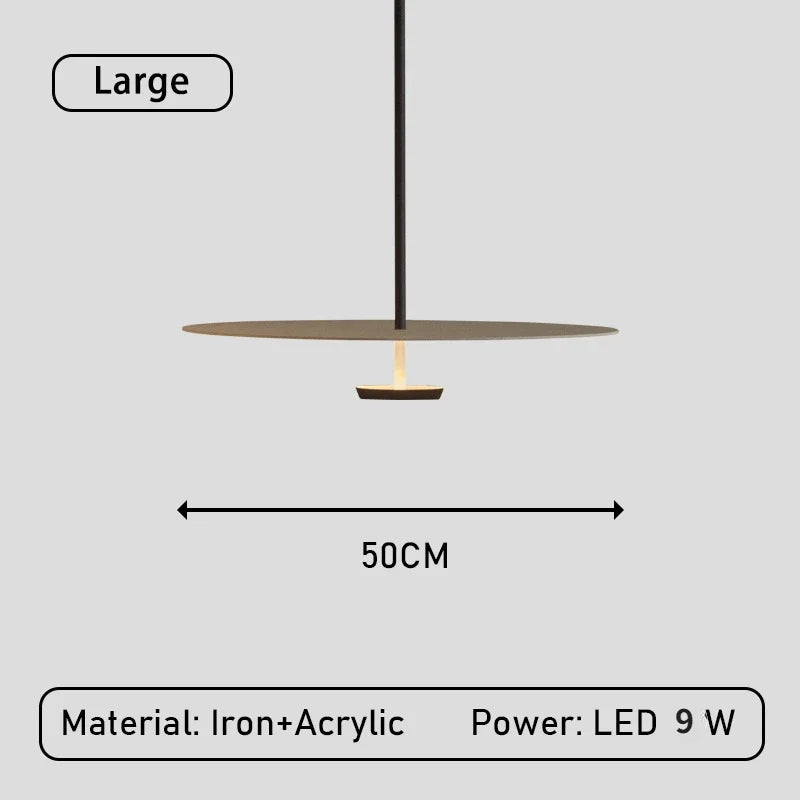 Afralia™ Minimalist LED Pendant Chandelier for Bedroom Kitchen Island Dining Room