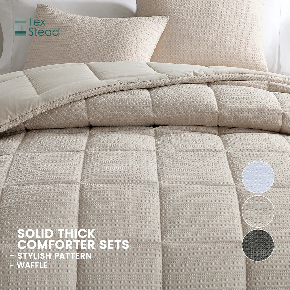 Afralia™ All Season Bed Comforter for Winter Warmth, Machine Washable