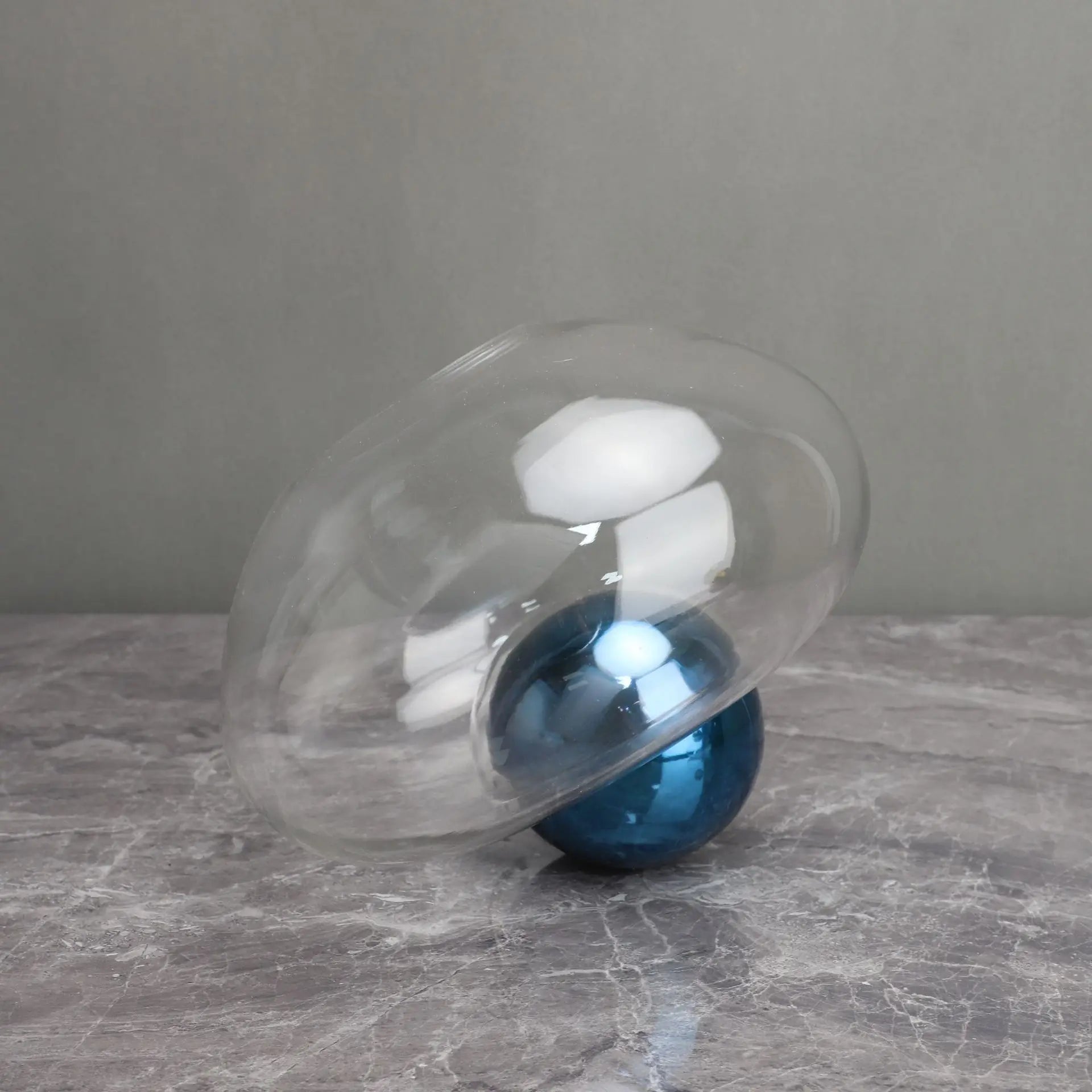 Afralia™ Golden Ball Glass Vase for Hydroponic Flower Arrangement