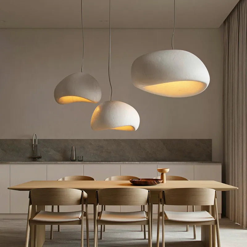 Afralia™ Modern Wabi Sabi Pendant Lamp - Creative LED Decor Lighting