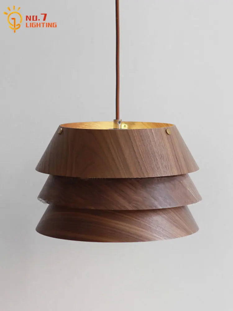 Afralia™ Solid Wood Pendant Lights LED E27 Minimalist Design for Kitchen, Dining Room & Restaurant