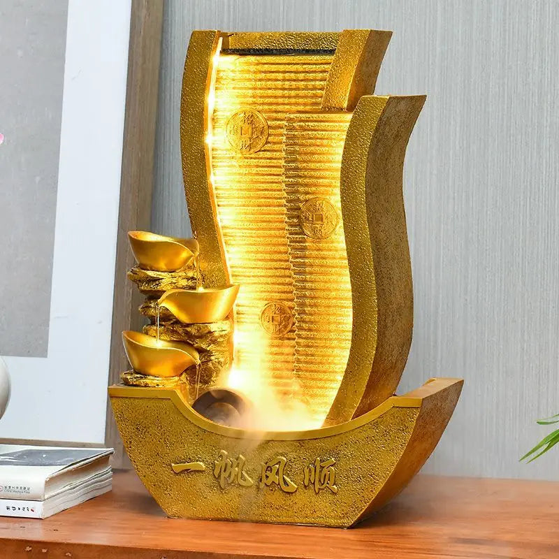 Afralia™ Circulating Water Fountain: Office & Living Room Wealth Attracting Decoration