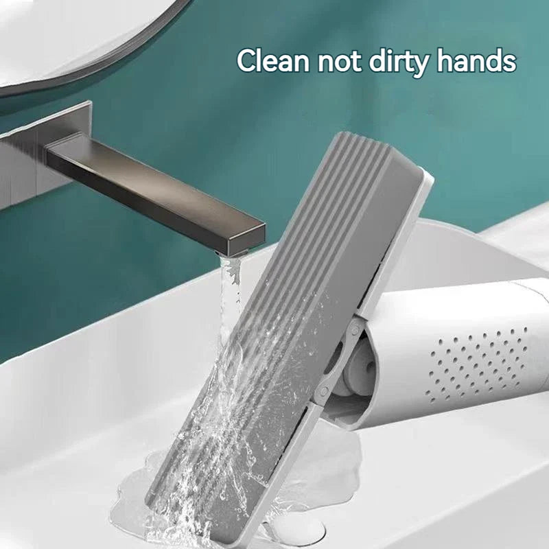 Afralia™ Mini Squeeze Mop: Multi-Use Hand Countertop Cleaner & Drainer