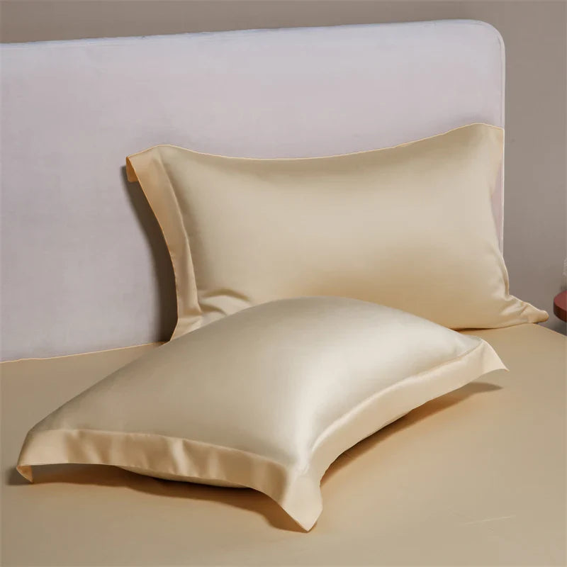 Afralia™ Egyptian Cotton Pillowcase Set - Solid Color Pillow Shams Covers