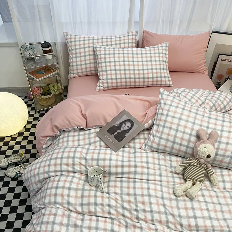 Afralia™ Geometric Pattern Bedding Sets: King & Queen Sizes, Smooth & Breathable Bedclothes